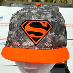 Orange Superman Men's Hat